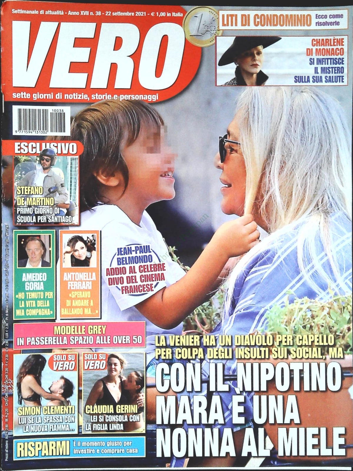 VERO 22 SETTEMBRE 2021 - MARA VENIER-DE MARTINO-AMEDEO GORIA-OUTLET DEL LIBRO