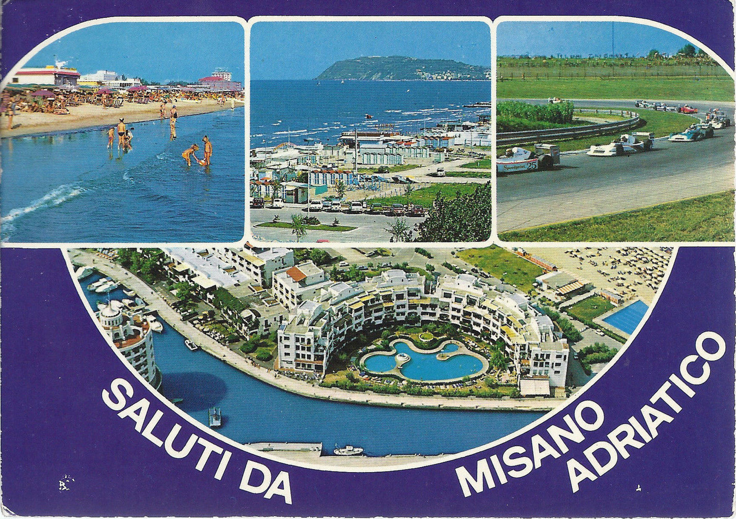 MISANO ADRIATICO - SALUTI - 4 VEDUTINE - V1982