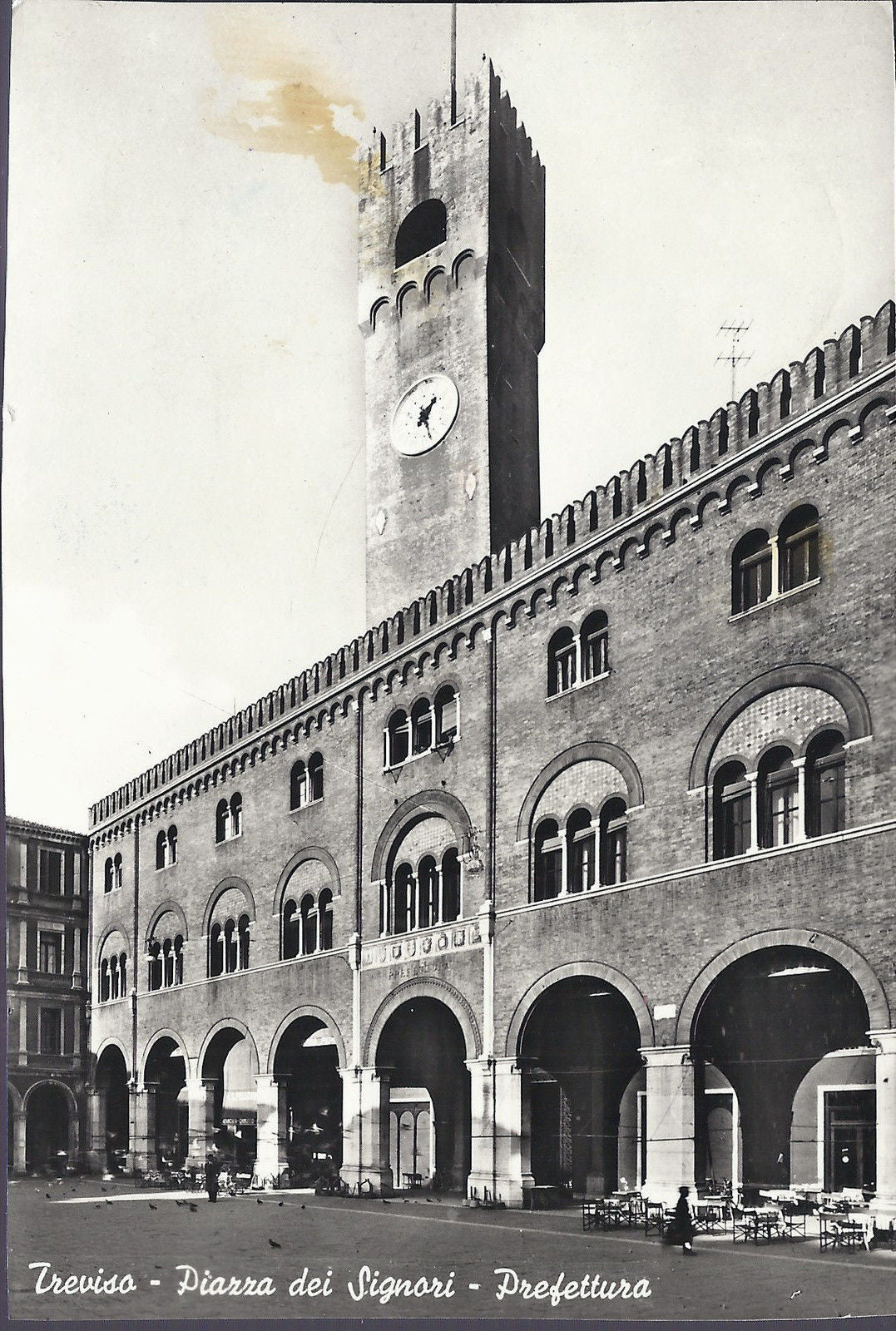 TREVISO - PIAZZA DEI SIGNORI - PREFETTURA - V 1960 - FG