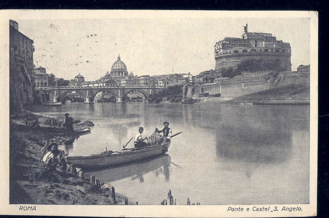 ROMA - PONTE E CASTEL S.ANGELO - V1926