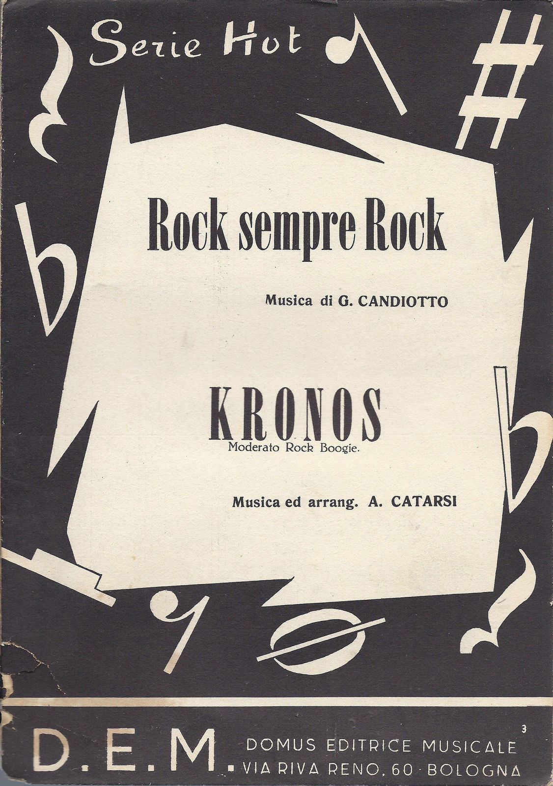 ROCK SEMPRE ROCK (G.Candiotto) - KRONOS (A. Catarsi) # SPARTITO