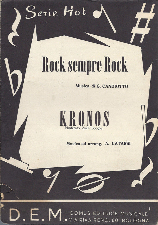 ROCK SEMPRE ROCK (G.Candiotto) - KRONOS (A. Catarsi) # SPARTITO