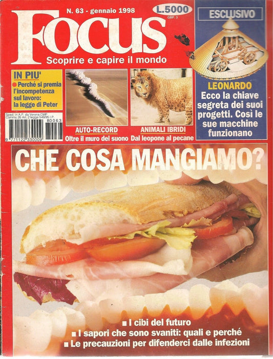 FOCUS N 63 - gennaio 1998