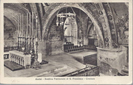 ASSISI - BASILICA PATRIARCALE DI S. FRANCESCO - CROCIERA - N