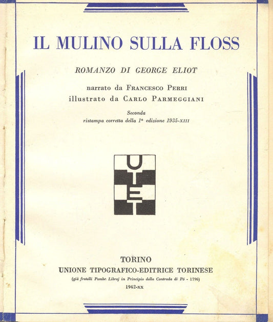 IL MULINO DELLA FLOSS - GEORGE ELIOT