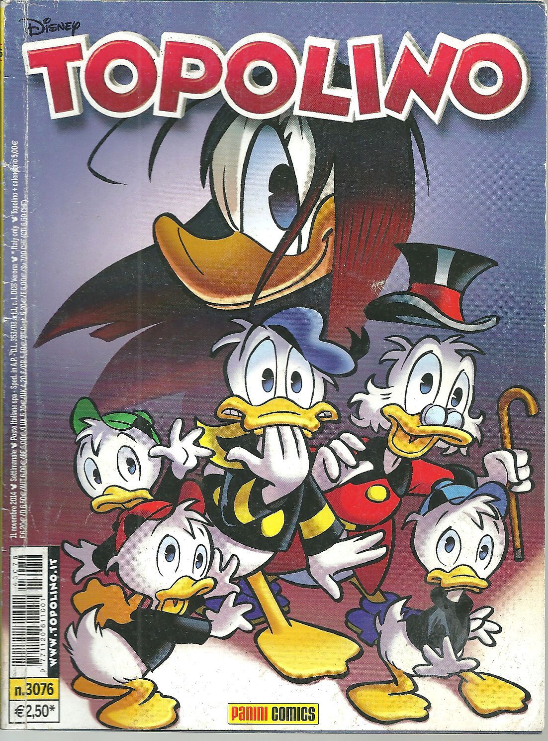 TOPOLINO N. 3076 - 11 NOVEMBRE 2014