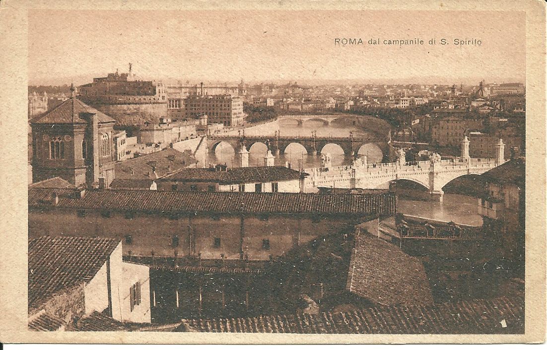 ROMA DAL CAMPANILE DI S. SPIRITO - NV