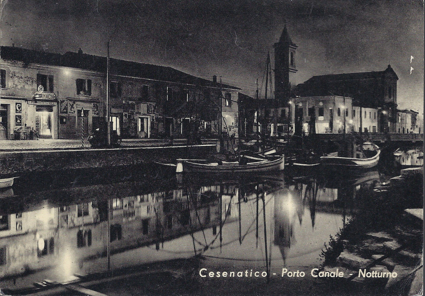 CESENATICO - PORTO CANALE - NOTTURNO - V1953
