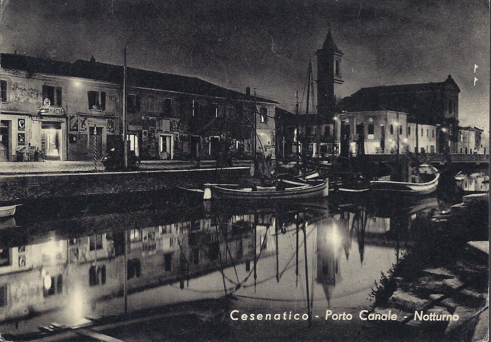 CESENATICO - PORTO CANALE - NOTTURNO - V1953