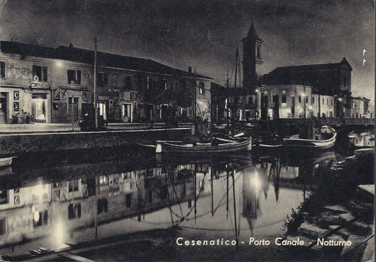CESENATICO - PORTO CANALE - NOTTURNO - V1953