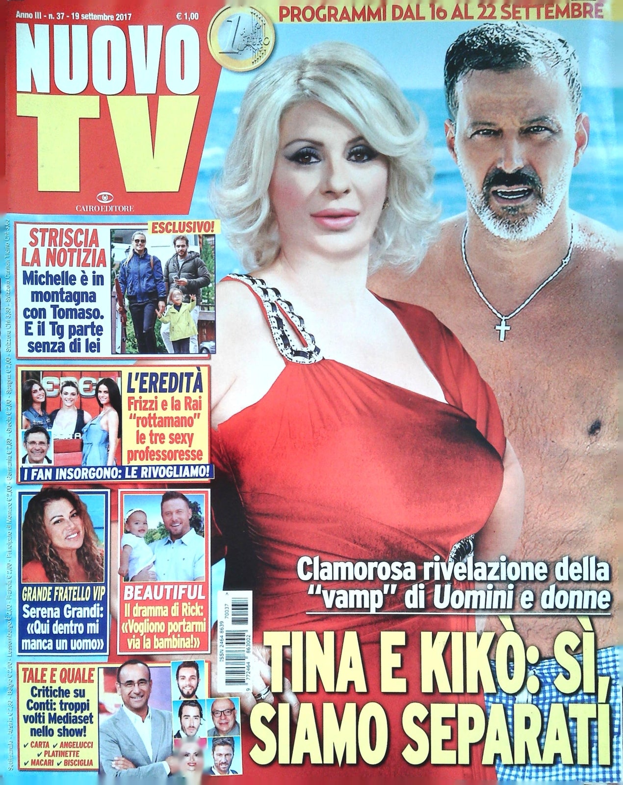 NUOVO TV 19 SETTEMBRE 2017 - TINA E NIKO'-STRISCIA-FRIZZI