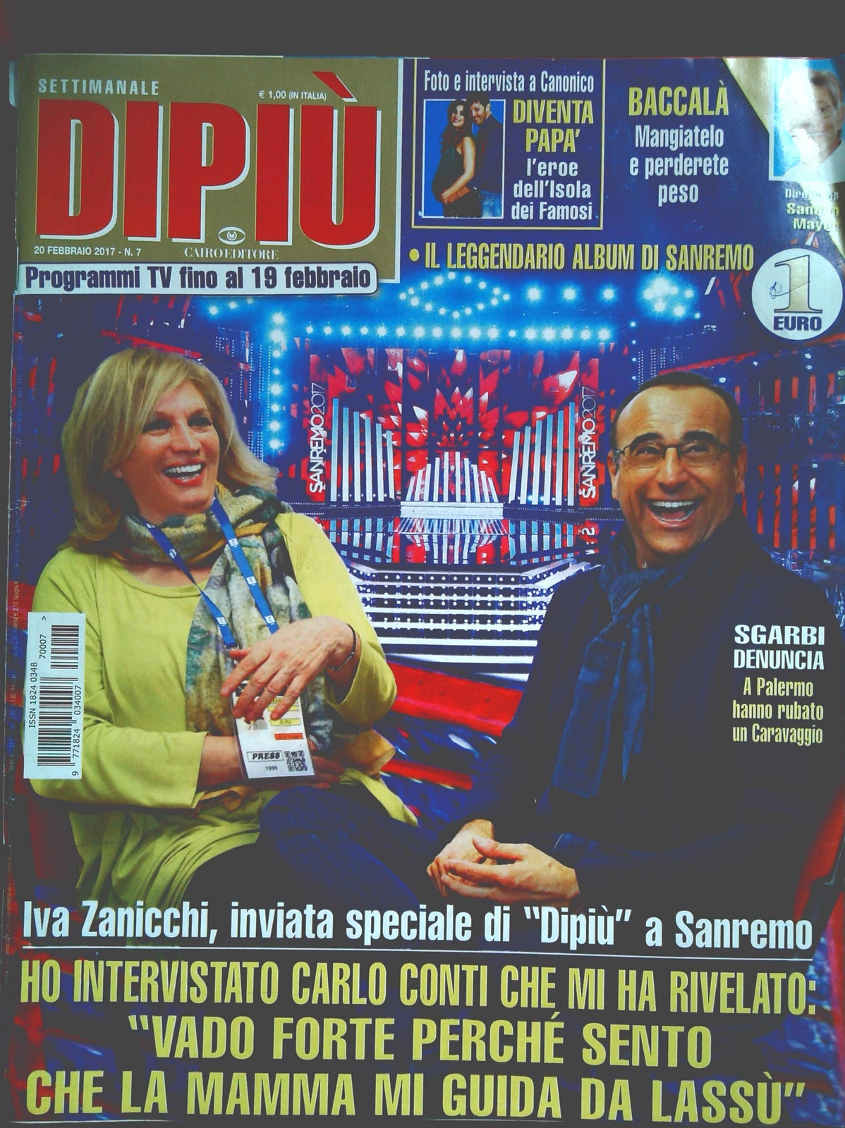 DI PIU' 20 FEBBRAIO 2017 - ZANICCHI - SGARBI