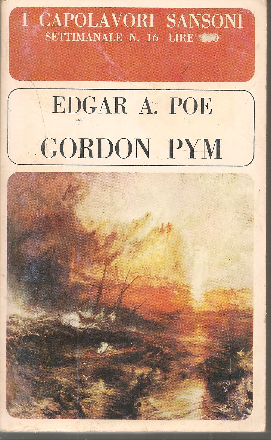 GORDON PYM - EDGAR A. POE