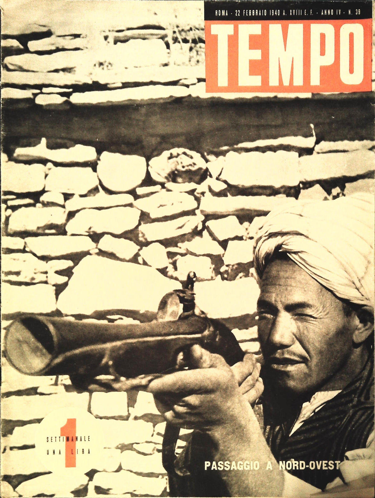 TEMPO N. 39 - 22 FEBBRAIO 1940 - SCUOLA BOMBARDIERI - FILM 1000 KM.