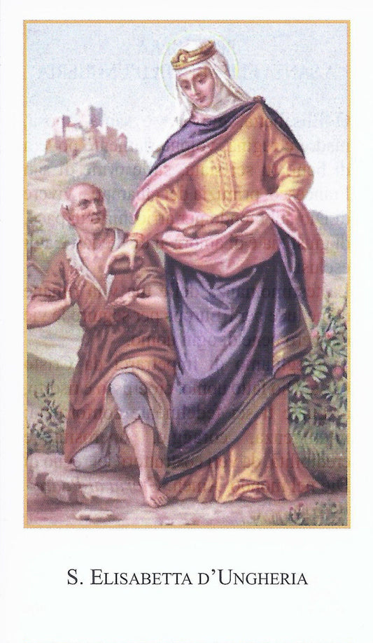 S. ELISABETTA D'UNGHERIA - SANTINO - AS013-253 - Ed. Pa