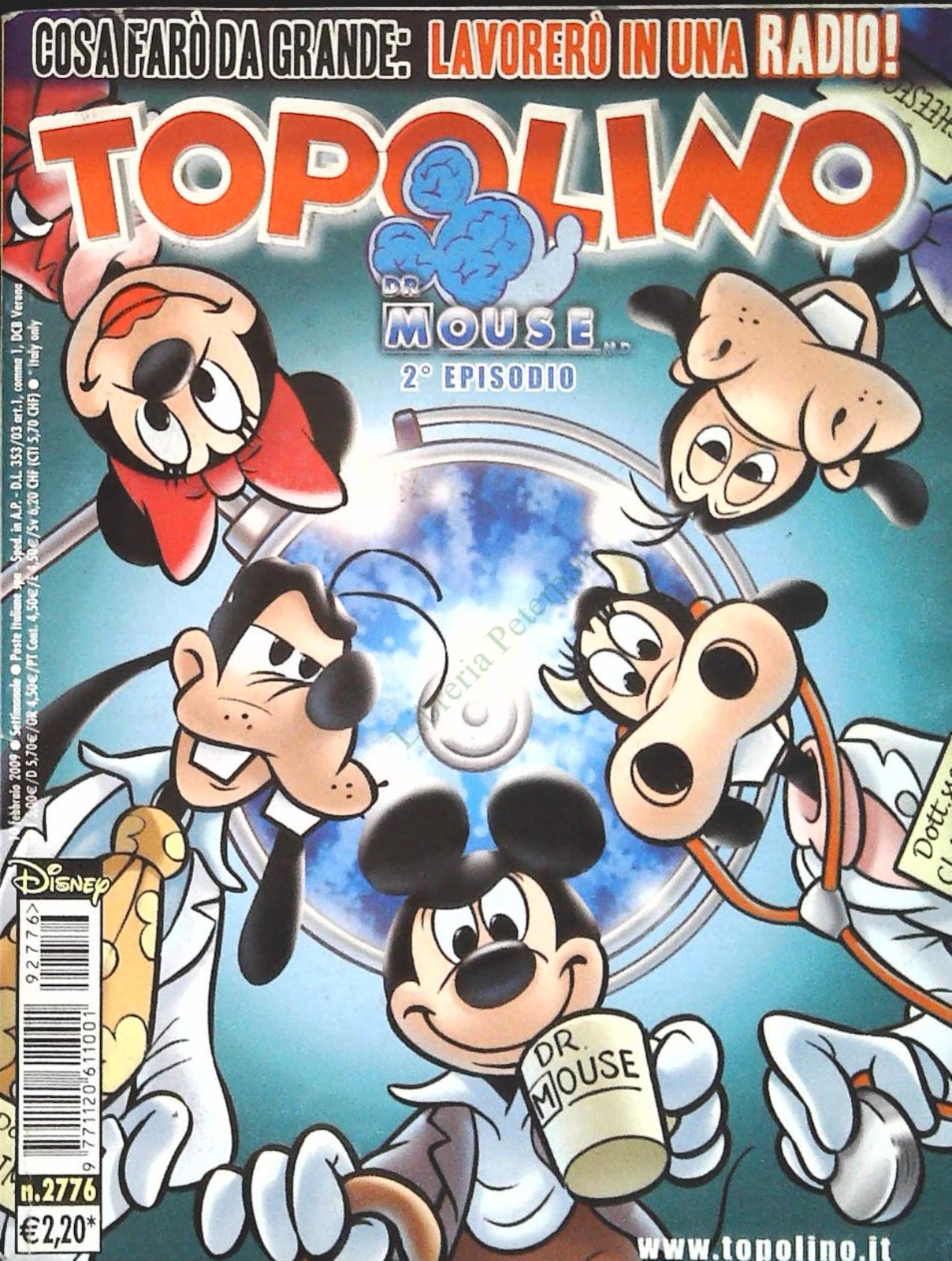 TOPOLINO N. 2776 - 10 FEBBRAIO 2009