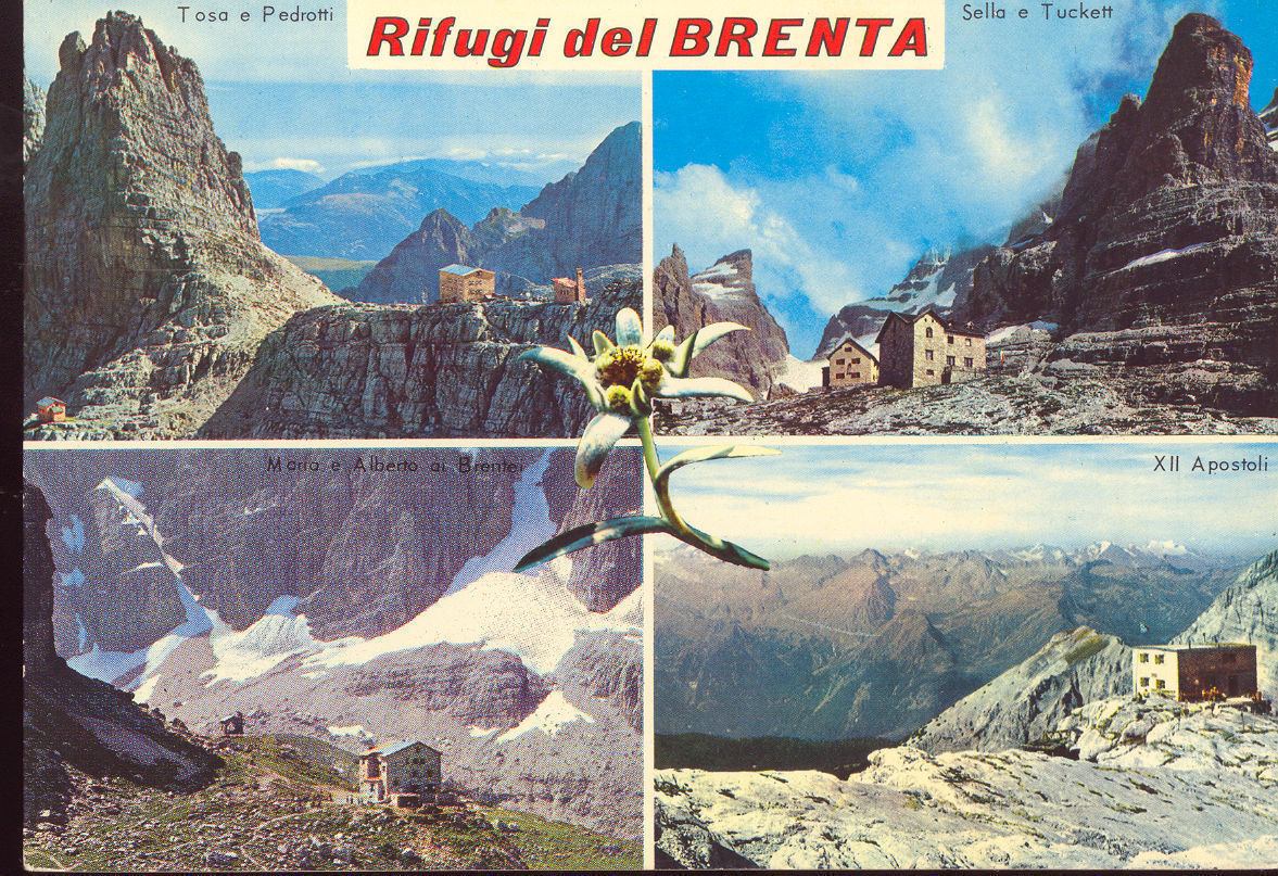 RIFUGI DELLE DOLOMITI DEL BRENTA - 4 VEDUTE - V1978