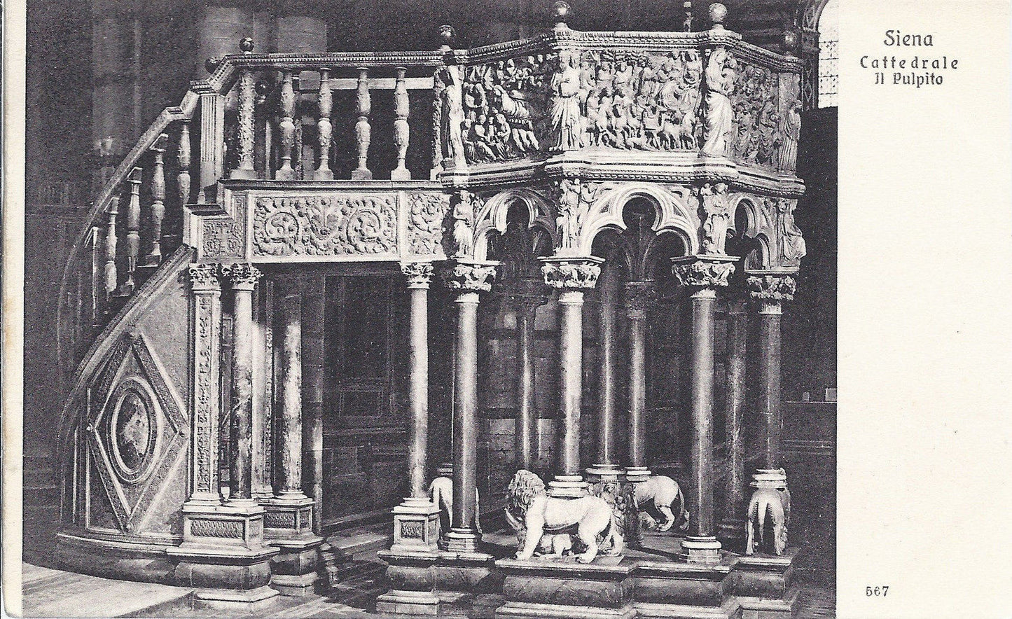 SIENA - CATTEDRALE - IL PULPITO - NV