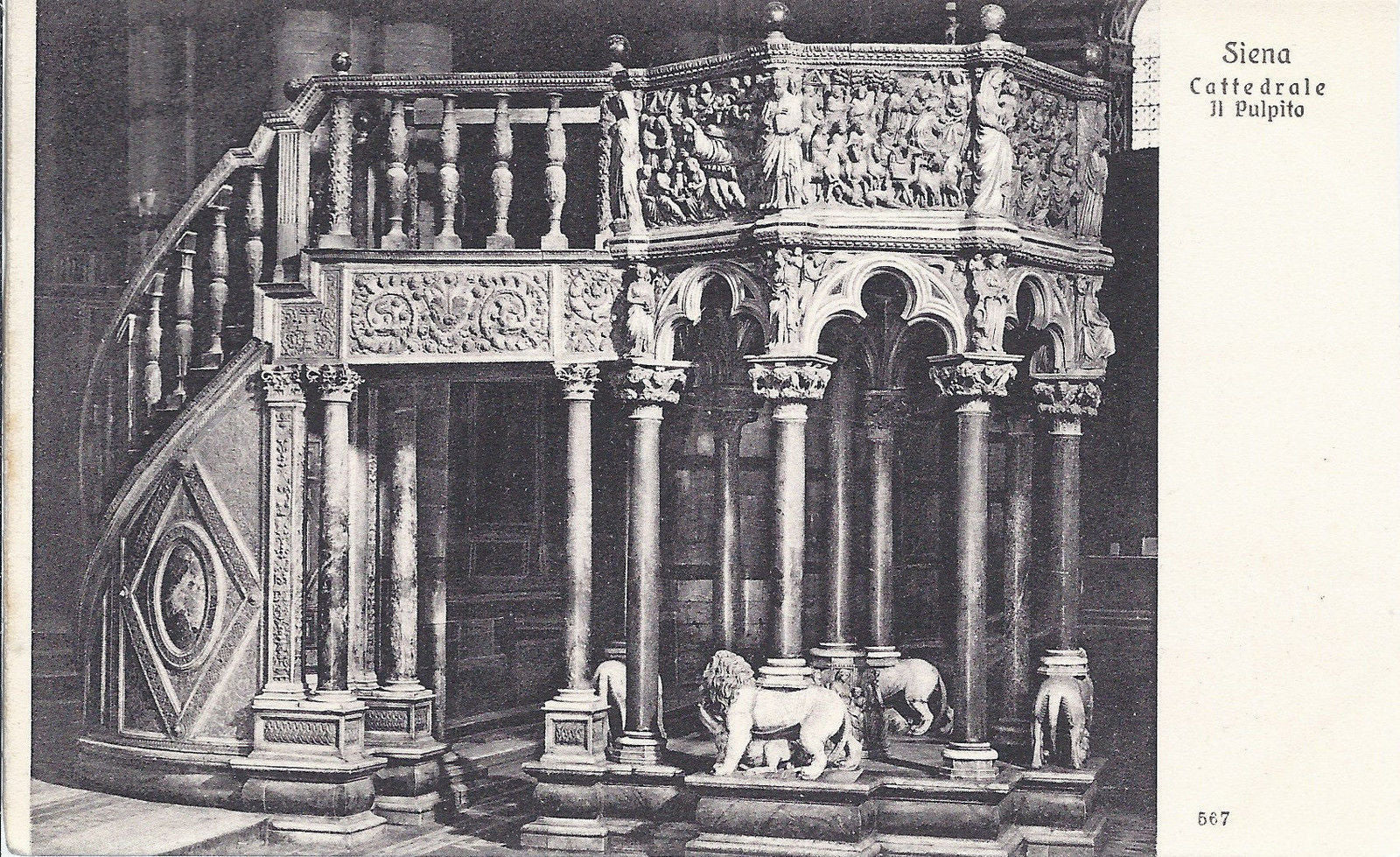 SIENA - CATTEDRALE - IL PULPITO - NV
