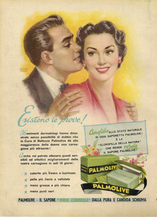 PALMOLIVE IL SAPONE VERDE CLORIFILLA ... - ADVERTISING