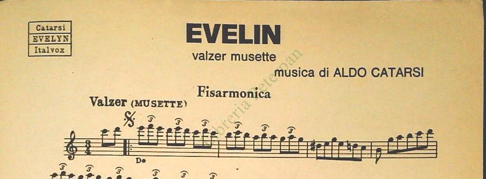 GIAN FRANCO TINELLI - TRE BRANI PER FISARMONICA - SPARTITO-SHEET MUSIC