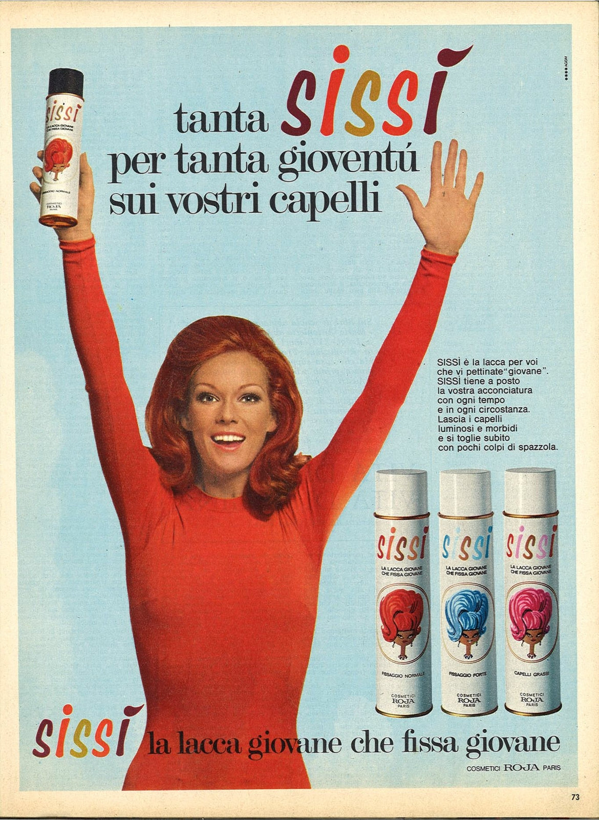 SISSI LA LACCA GIOVANE CHE FISSA GIOVANE - ADVERTISING