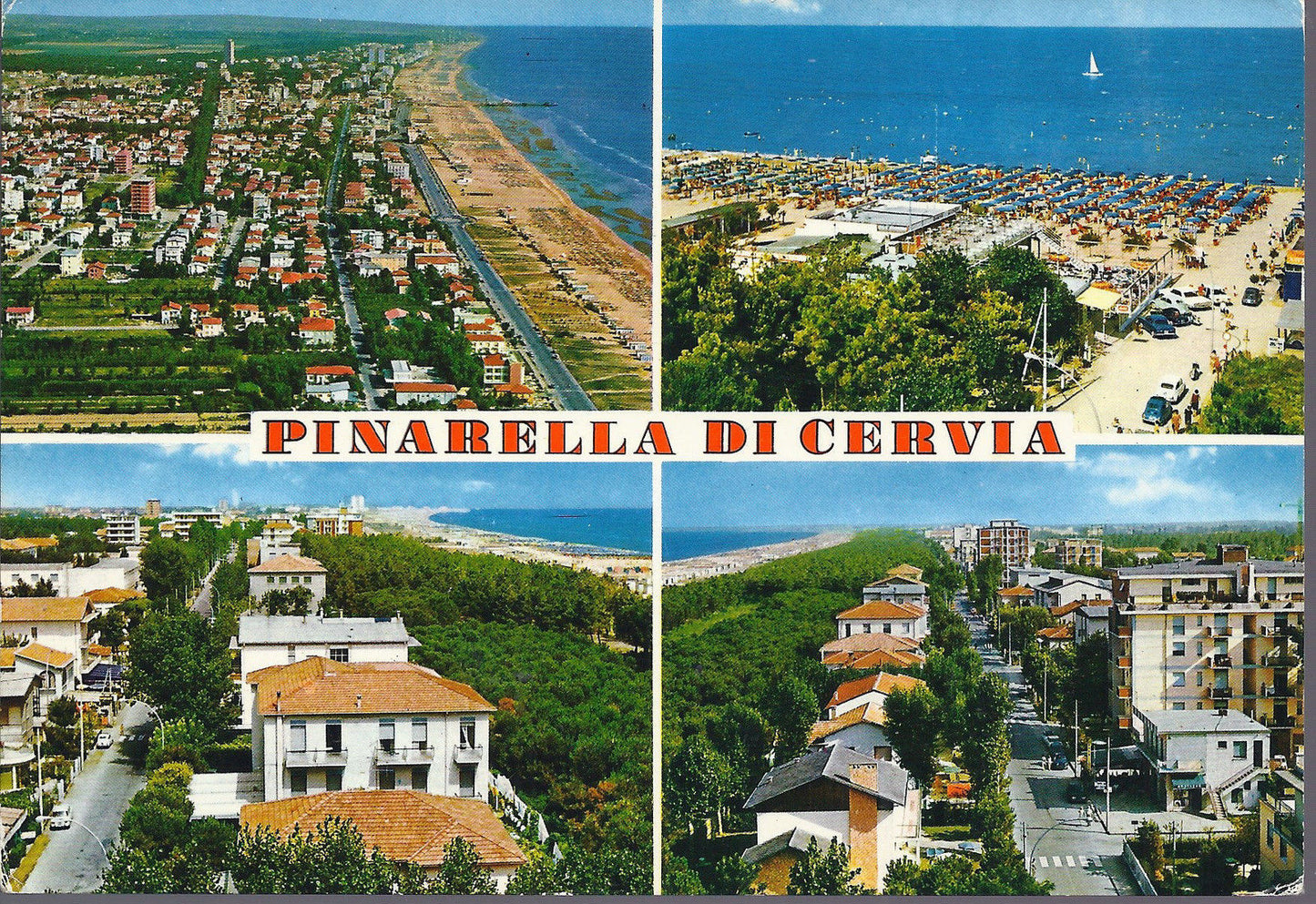 PINARELLA DI CERVIA - 4 VEDUTE - V 1979 - FG