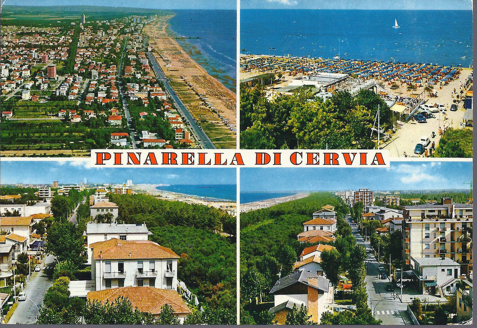 PINARELLA DI CERVIA - 4 VEDUTE - V 1979 - FG