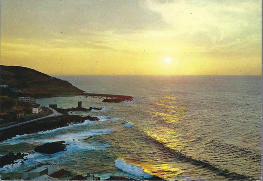 CASTELSARDO - TRAMONTO - V 1971 - FG