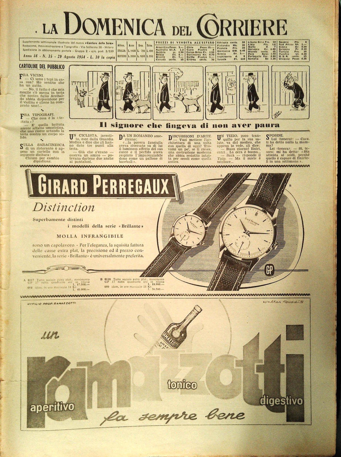 DOMENICADEL CORRIERE N. 35 - 29AGOSTO 1954