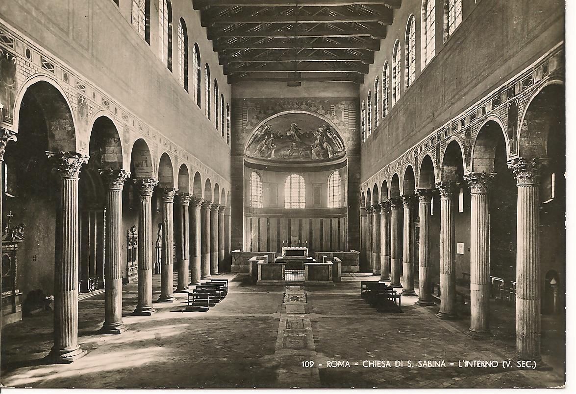 ROMA - CHIESA DI S. SABINA - INTERNO - NV