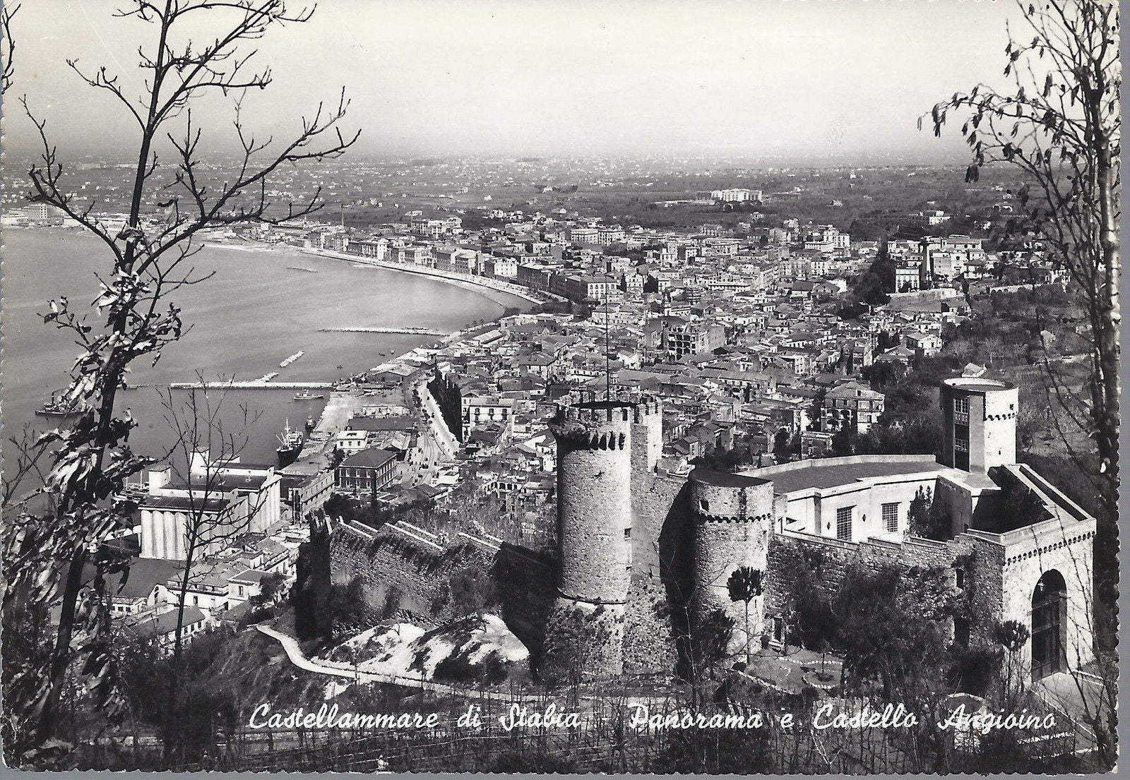 CASTELLAMMARE DI STABIA - PANORAMA E CASTELLO ANGIOINO - VSD