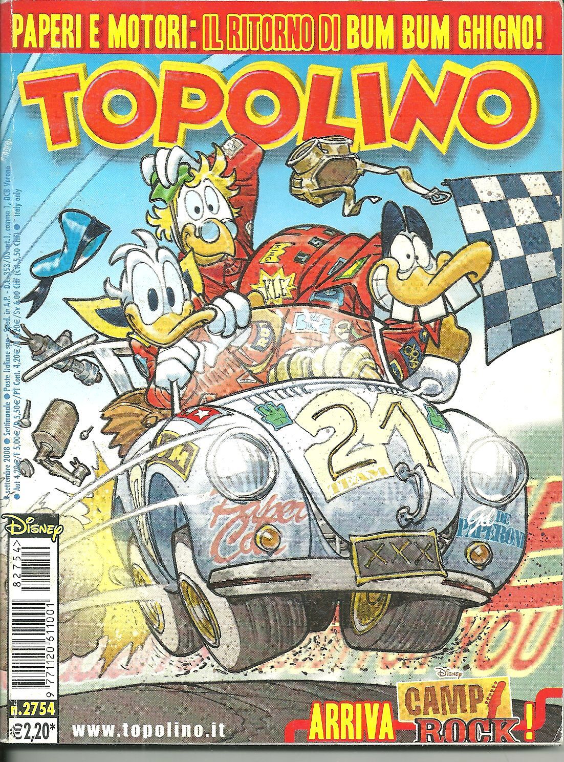 TOPOLINO N. 2754 - 9 SETTEMBRE 2008