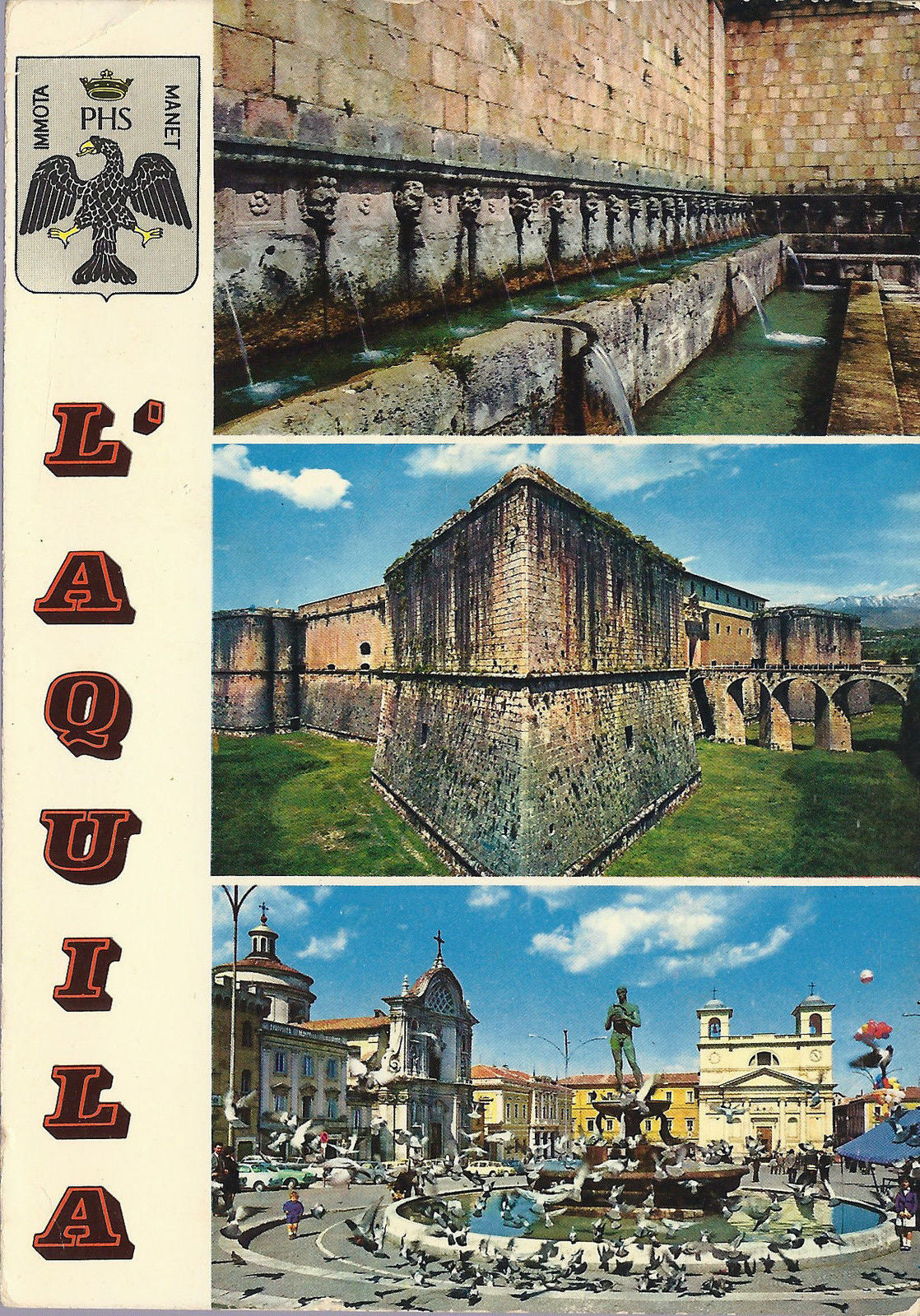 L'AQUILA - 3 VEDUTE - V 1974 - FG