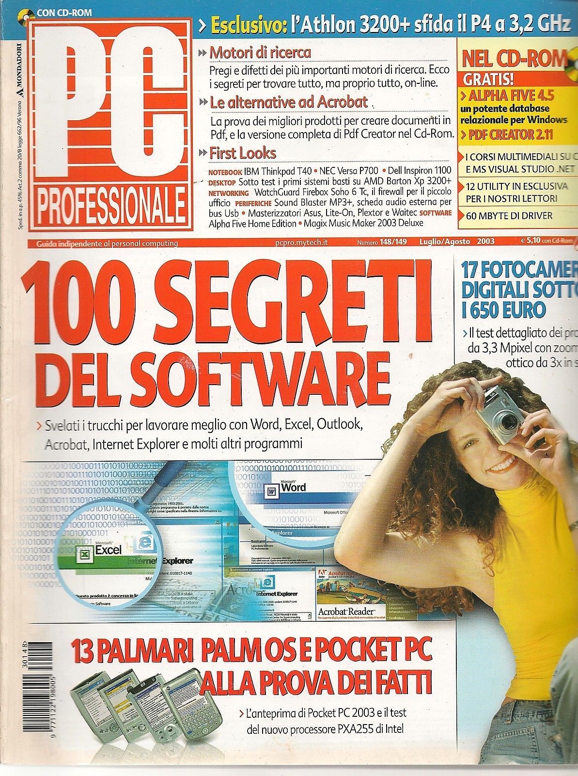 PC PROFESSIONALE N.148 E N. 149 - LUGLIO AGOSTO 2003