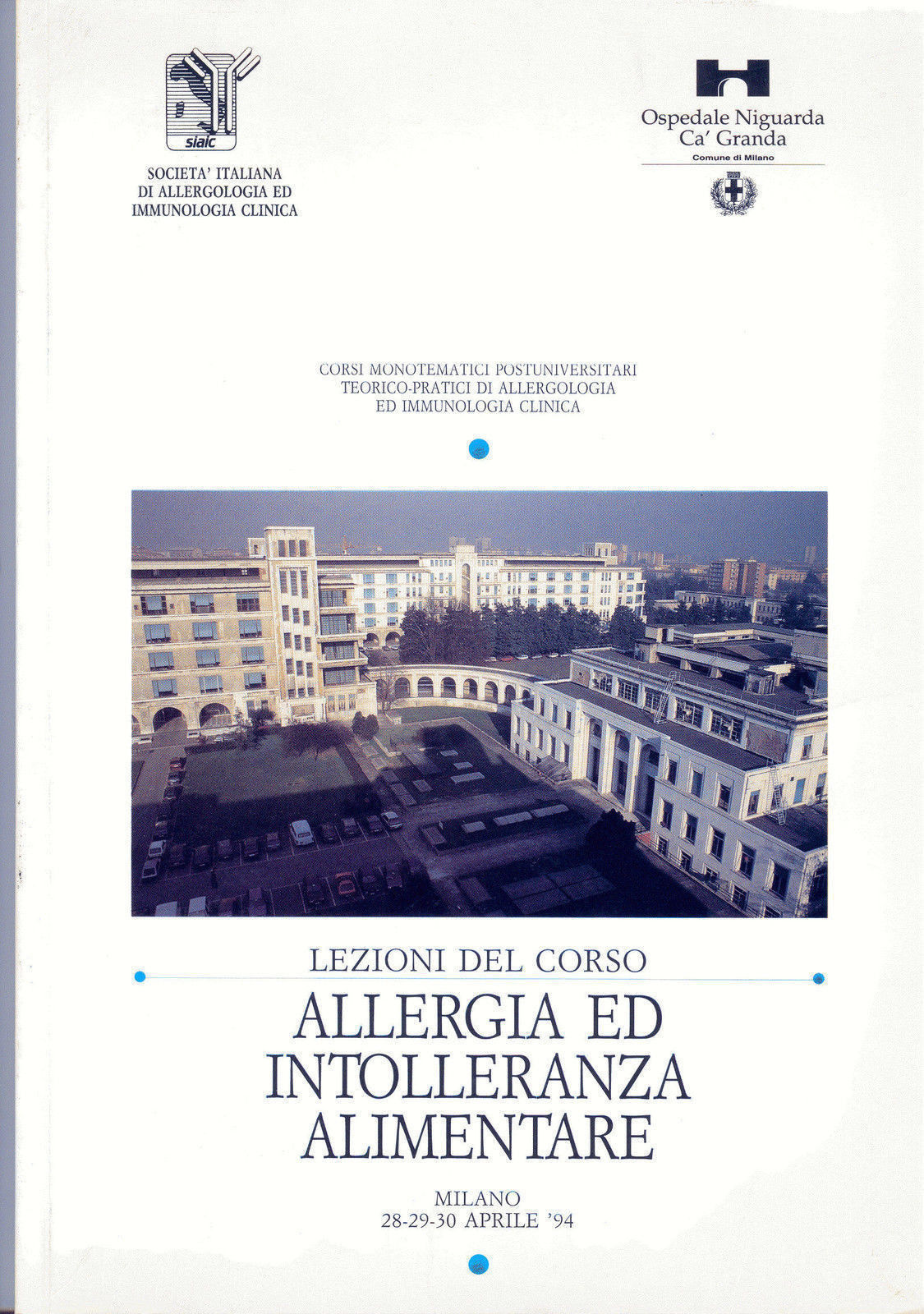 ALLERGIA ED INTOLLERANZA ALIMENTARE - AA.VV.