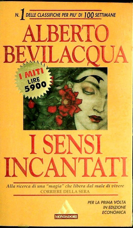 I SENSI INCANTATI - ALBERTO BEVILACQUA - I MITI MONDADORI 1995-OUTLET DEL LIBRO