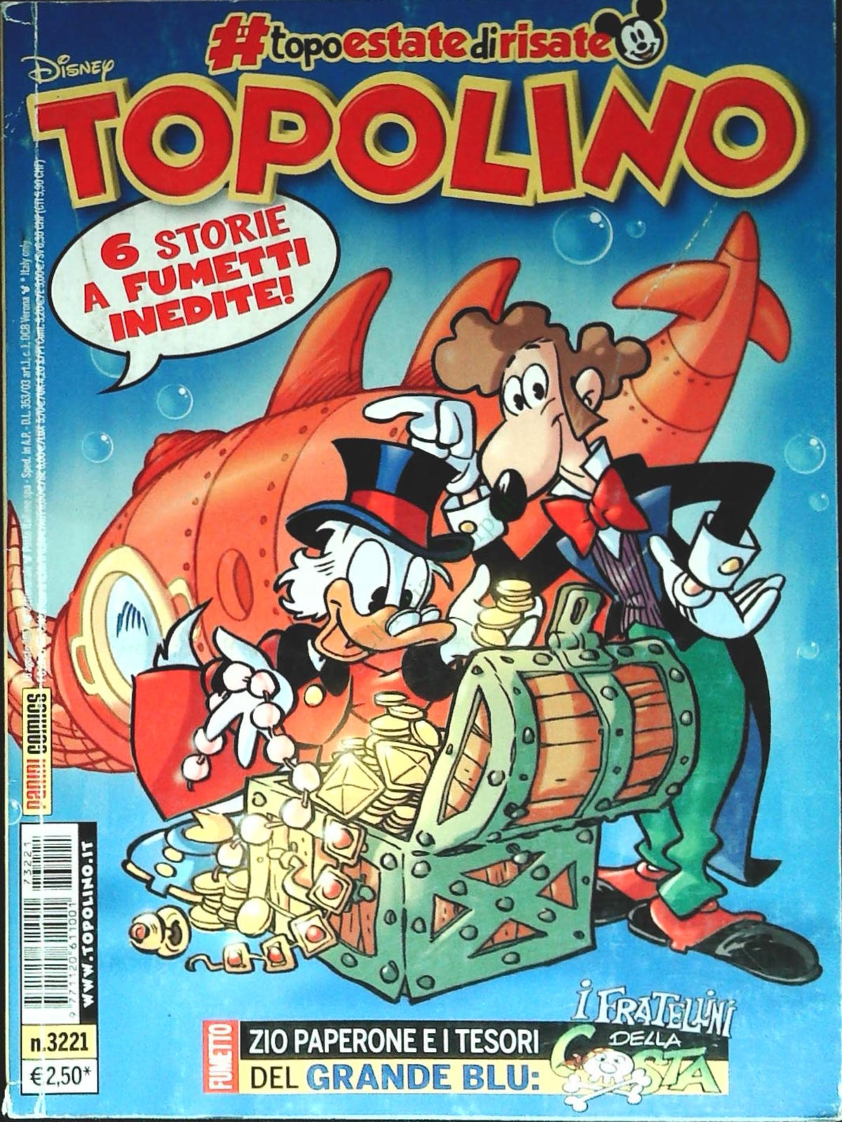 TOPOLINO N. 3221 - 16 AGOSTO 2017