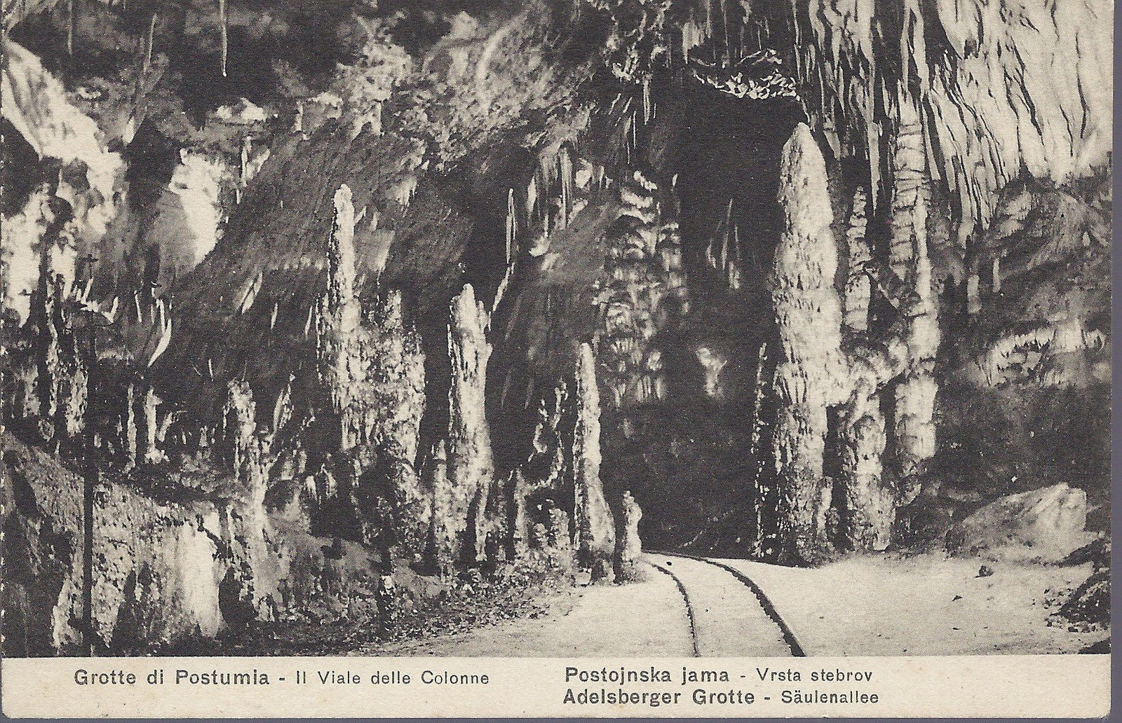 POSTUMIA - GROTTE - IL VIALE DELLE COLONNE - POSTOJNSKA IAMA