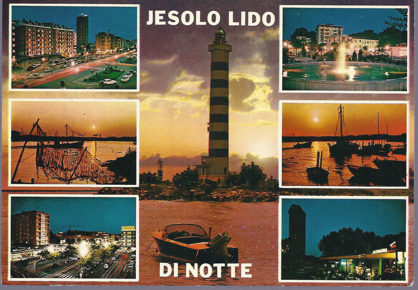 JESOLO LIDO - DI NOTTE - 7 VEDUTINE - VSD - FG