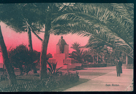 SAN REMO - RIVIERA - TRAMONTO - V1911