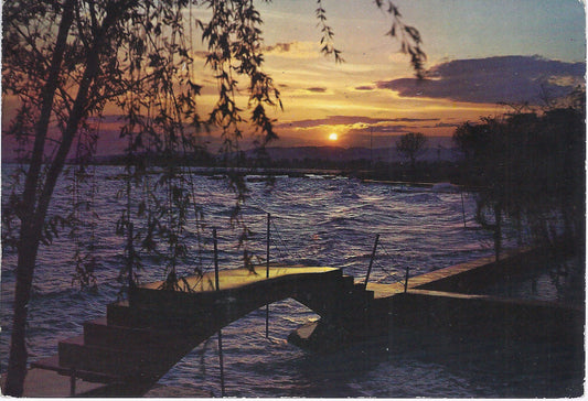 LAGO TRASIMENO - TRAMONTO - V 1980 - FG