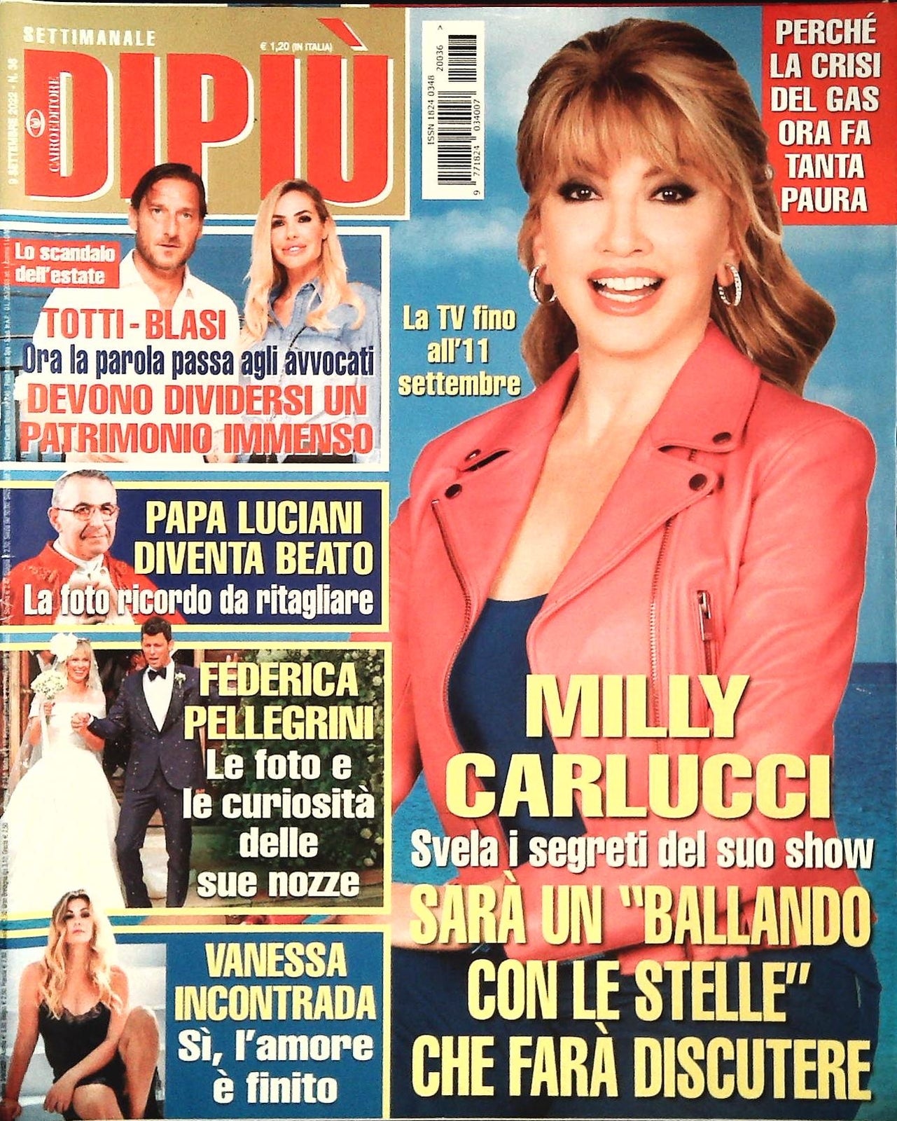 DI PIU' 9 SETTEMBRE 2022 - TOTTI-BLASI - PELLEGRINI - INCONTARADA - CARLUCCI