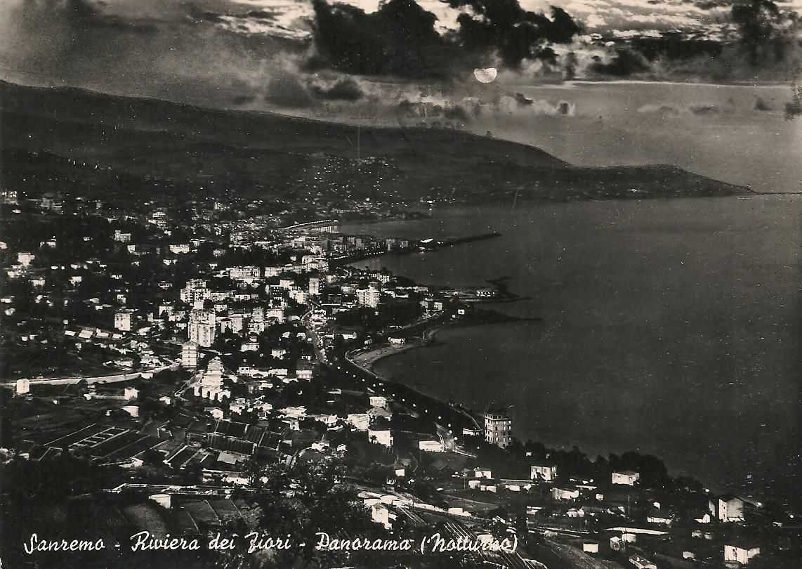 SANREMO -  PANORAMA NOTTURNO - V