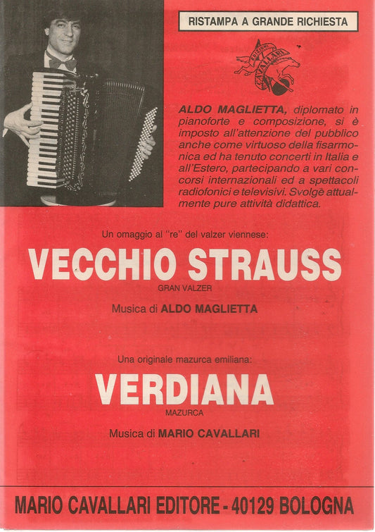 VECCHIO STRAUSS - VERDIANA  -  SPARTITO-SHEET MUSIC
