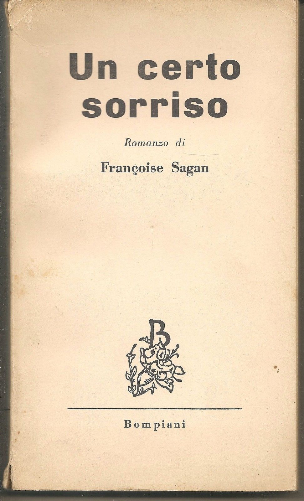 UN CERTO SORRISO - FRANCOISE SAGAN