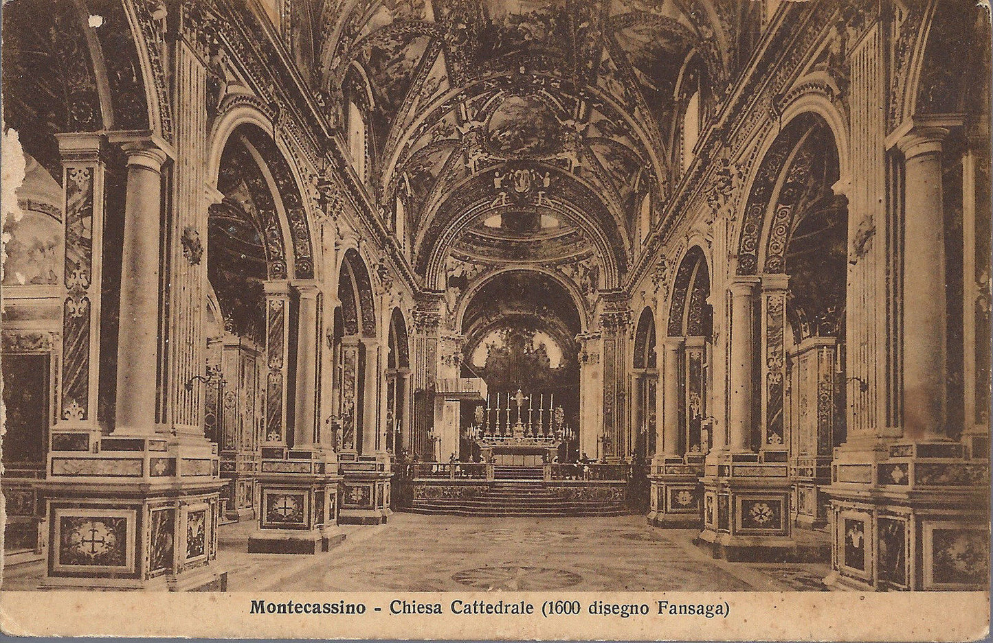 MONTECASSINO - CHIESA CATTEDRALE - NV