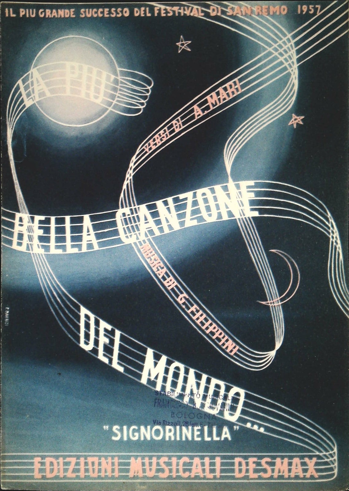 LA PIU' BELLA CANZONE DEL MONDO...SIGNORINELLA - PASRTITO-SHEET MUSIC