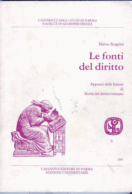 LE FONTI DEL DIRITTO - NEVIO SCAPINI