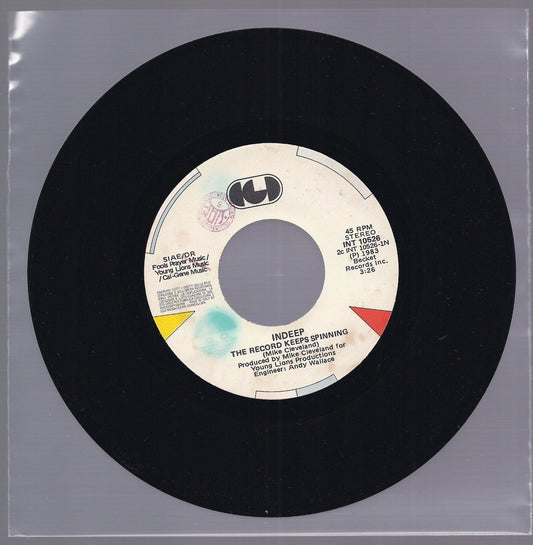 THE RECORD KEEPS SPINNING  vocal - instrumental == INDEEP